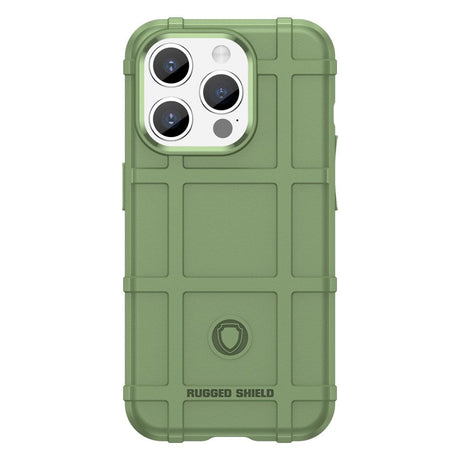 iPhone 15 Pro Max Rugged Shield Series Hantverkare Skal - Grön