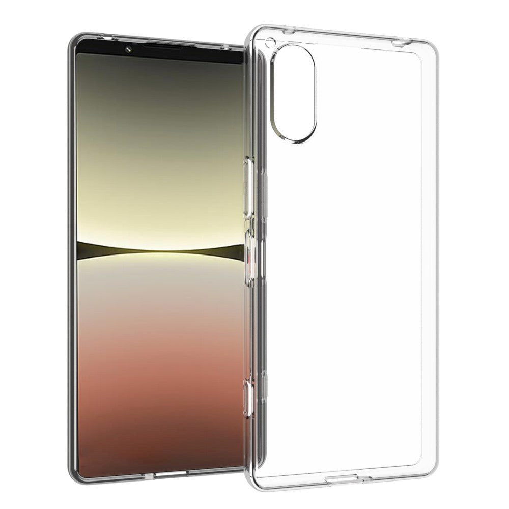 Sony Xperia 5 V Flexibel Plast Skal - Transparent