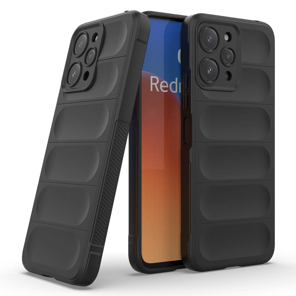 Xiaomi Redmi 12 (4G) Flexibel Plast Skal - Svart