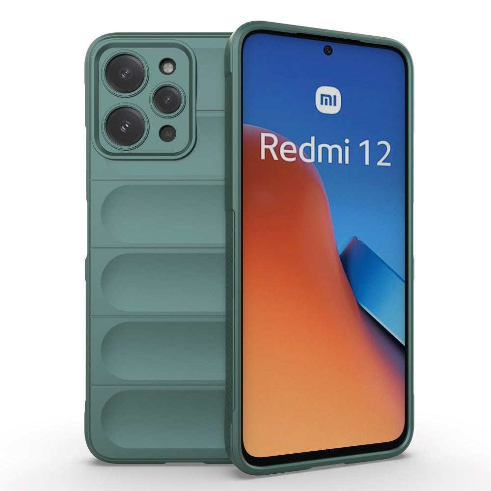 Xiaomi Redmi 12 (4G) Flexibel Plast Skal - Grön