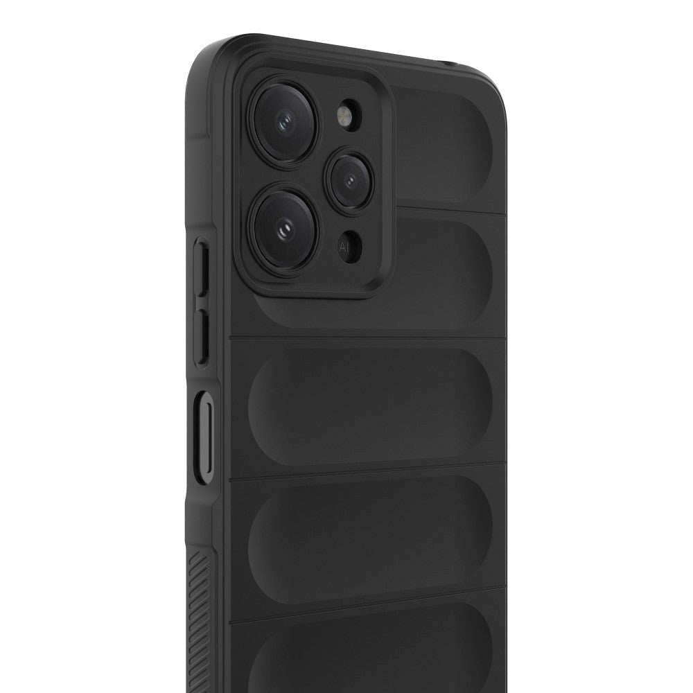 Xiaomi Redmi 12 (4G) Flexibel Plast Skal - Mørkegrå