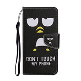 Samsung Galaxy S23 FE Plånboksfodral med Rem - "Don't Touch My Phone"