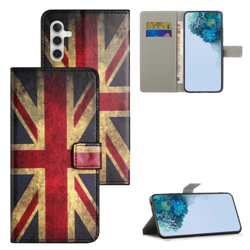 Samsung Galaxy A25 (5G) PU-Läder Plånboksfodral med Stativfunktion - Union Jack