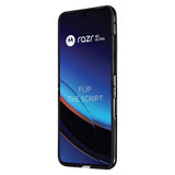 Motorola Razr 40 Ultra Slim Konstläder Skal - Vit