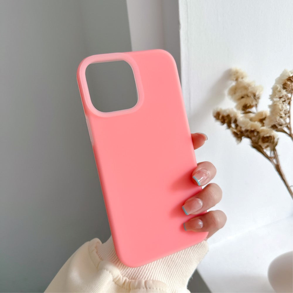 iPhone 15 Pro Jelly Silikon Skal - Pink