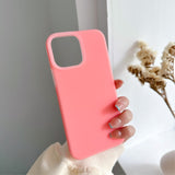 iPhone 15 Pro Jelly Silikon Skal - Pink