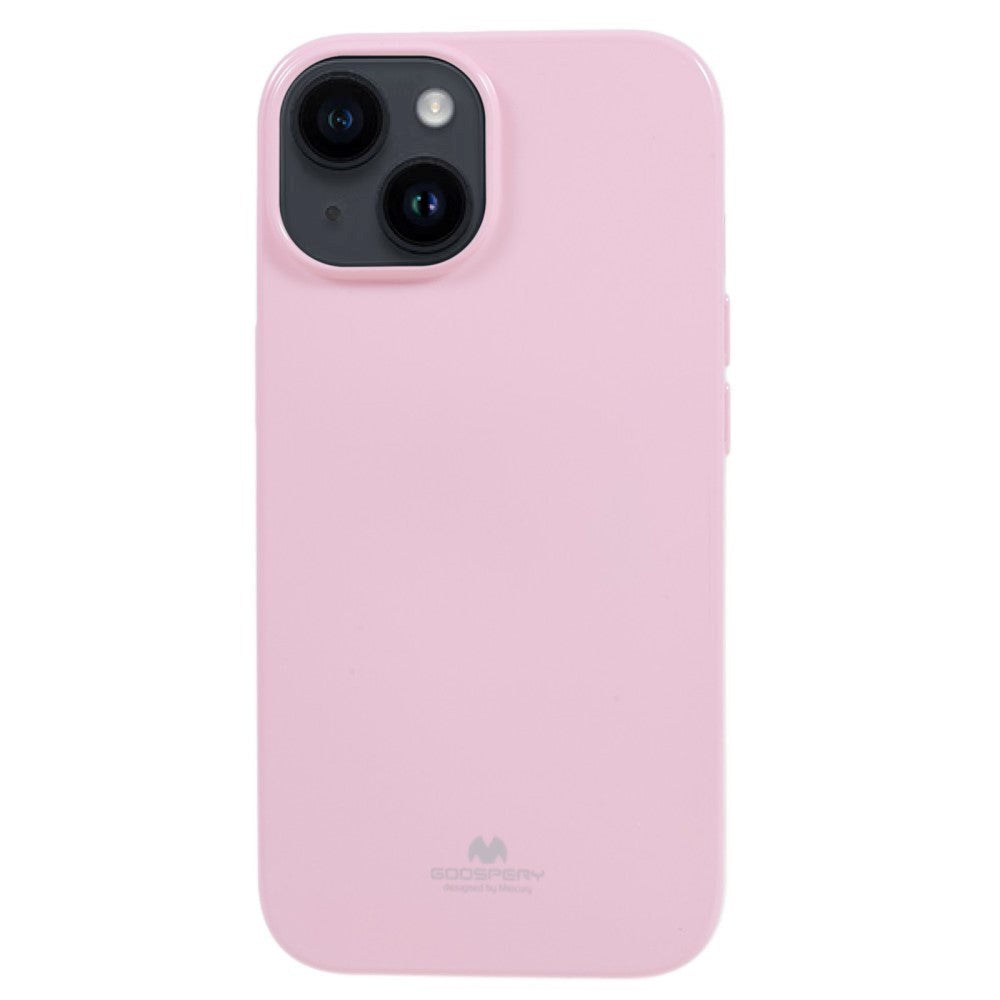 iPhone 15 Mercury Goospery Skal Flexibel Plast - Rosa