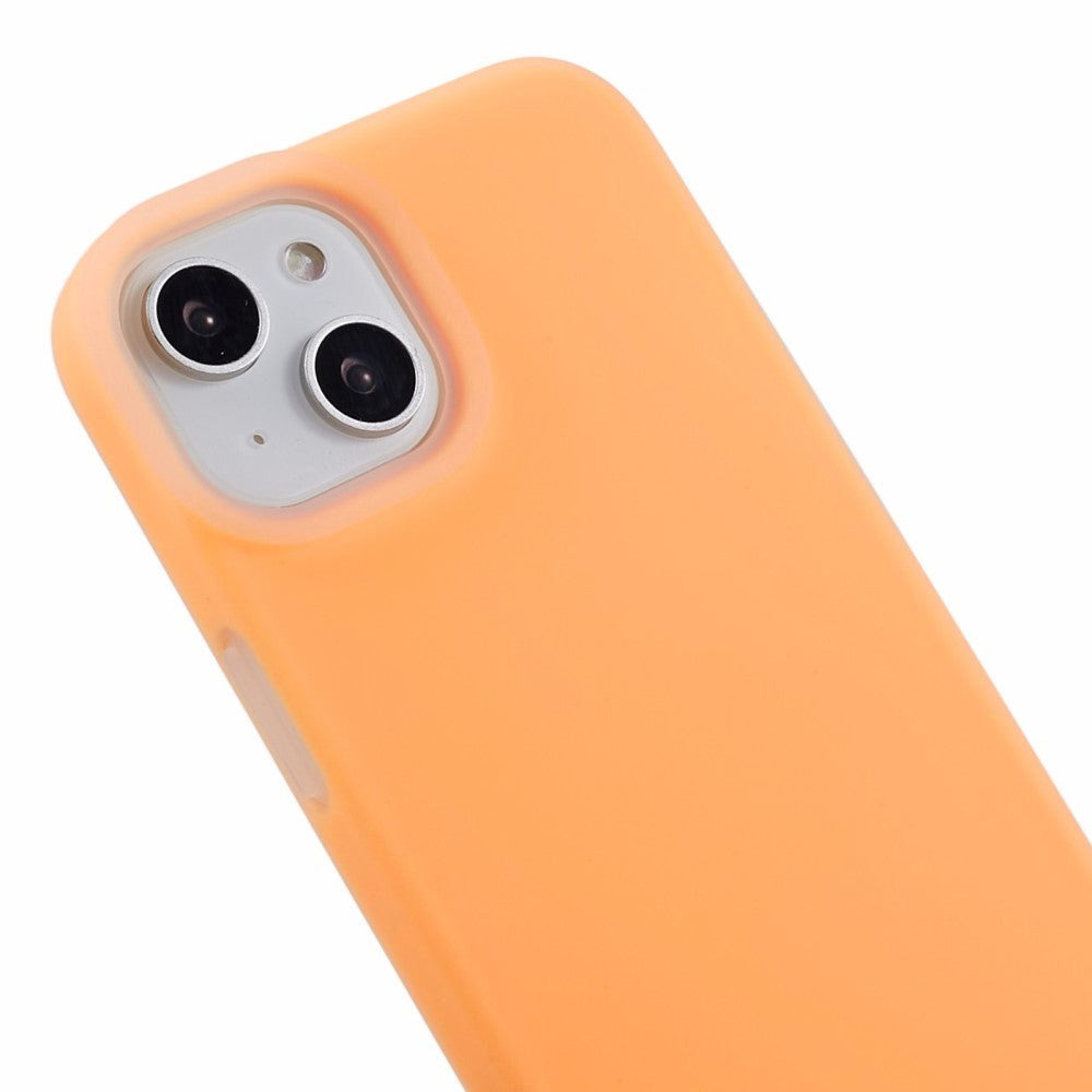 iPhone 15 Jelly Silikon Skal - Orange