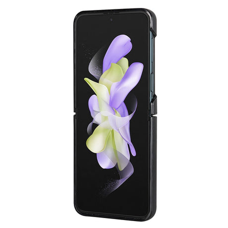 EIDERWOOD Samsung Galaxy Z Flip4 (5G) Fodral i Konstläder med V-Design - Svart