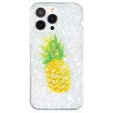 iPhone 15 Pro Flexibelt Plastskal - Ananas