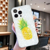 iPhone 15 Pro Flexibelt Plastskal - Ananas