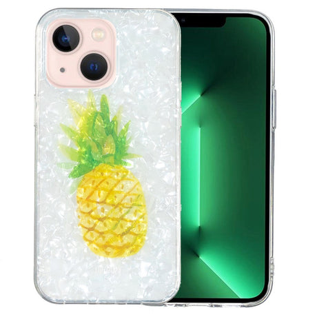 iPhone 15 Flexibelt Plastskal - Ananas