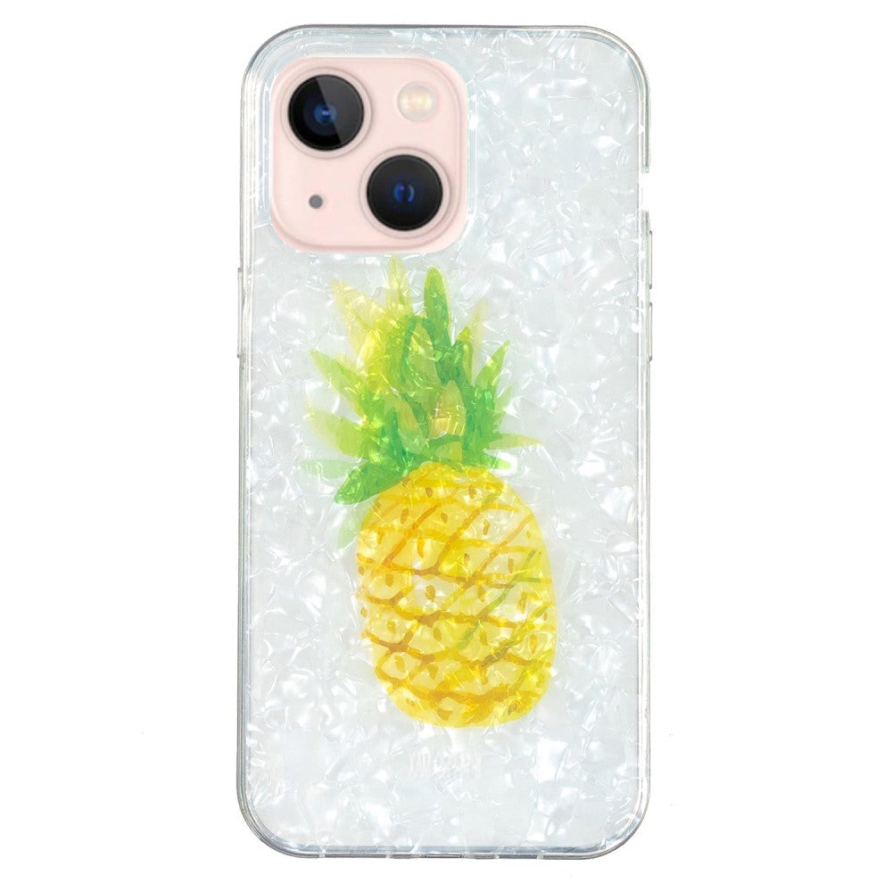 iPhone 15 Flexibelt Plastskal - Ananas