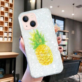iPhone 15 Flexibelt Plastskal - Ananas