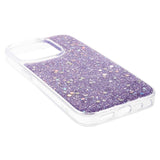 iPhone 15 Pro Glitter Skal - Lila