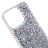 iPhone 15 Pro Glitter Skal - Silver