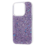 iPhone 15 Pro Max Glitter Skal - Lila