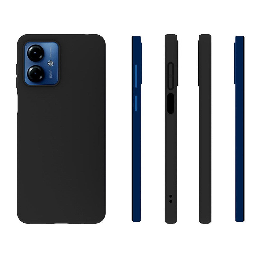 EIDERWOOD Motorola Moto G14 Matt Flexibel Plast Skal - Svart