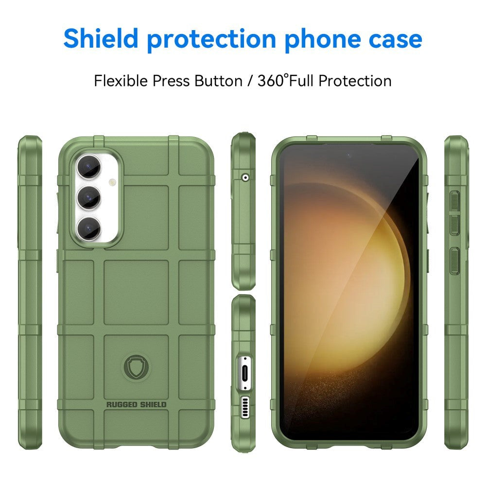 Samsung Galaxy S23 FE Rugged Shield Series Hantverkare Skal - Grön