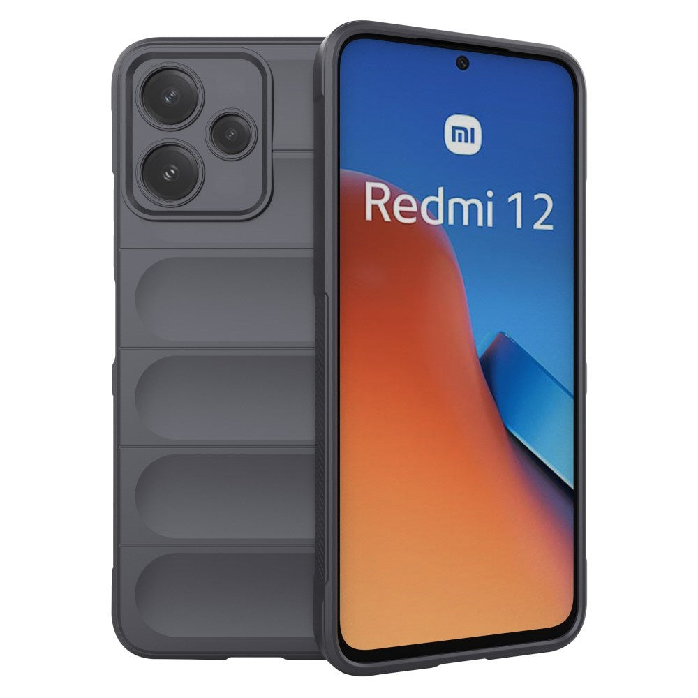 EIDERWOOD Xiaomi Redmi 12 (5G) / Poco M6 Pro (5G)  Flexibel Plast Skal - Grå