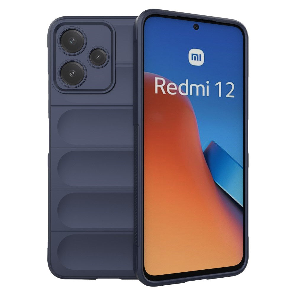 EIDERWOOD Xiaomi Redmi 12 (5G) / Poco M6 Pro (5G)  Flexibel Plast Skal - Mörkblå