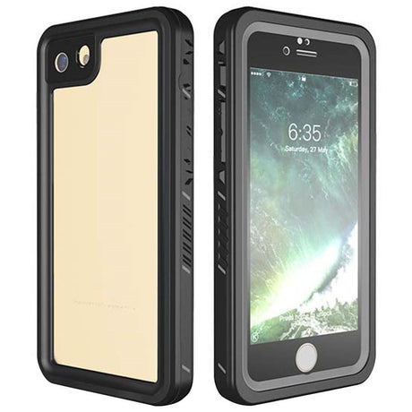 iPhone SE (2022 / 2020) / 8 / 7 Redpepper IP68 Vattentätt Fodral - Svart / Genomskinlig