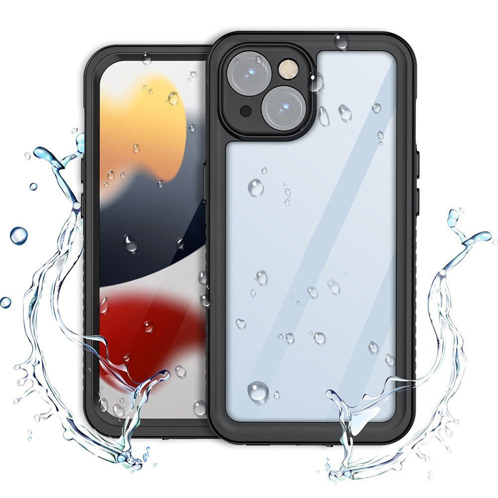 iPhone 15 Redpepper IP68 Vattentätt Fodral - Svart / Genomskinlig