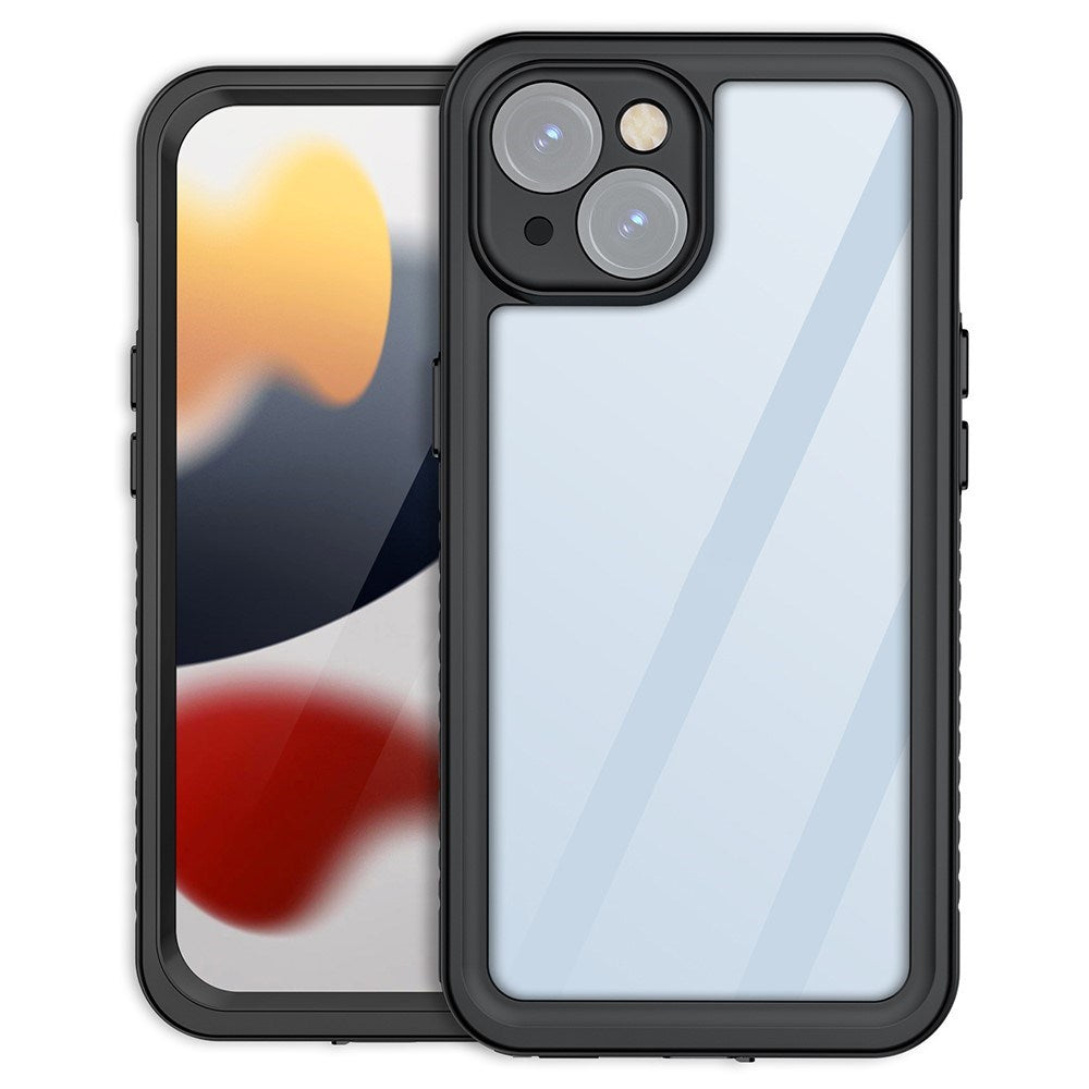 iPhone 15 Redpepper IP68 Vattentätt Fodral - Svart / Genomskinlig