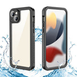 iPhone 15 Plus Redpepper IP68 Vattentätt Fodral - Svart / Genomskinlig