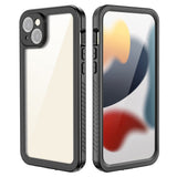 iPhone 15 Plus Redpepper IP68 Vattentätt Fodral - Svart / Genomskinlig
