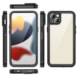 iPhone 15 Plus Redpepper IP68 Vattentätt Fodral - Svart / Genomskinlig