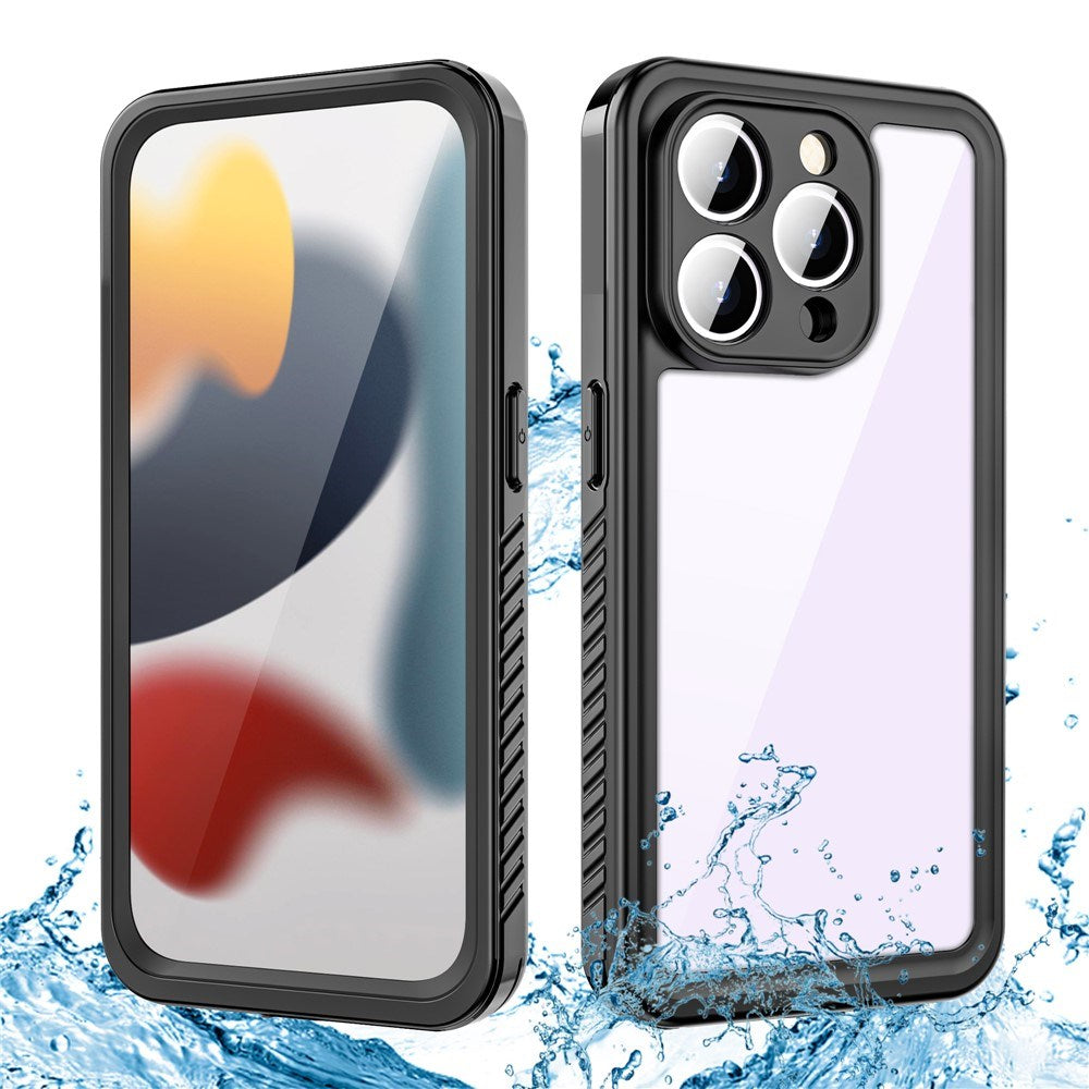 iPhone 15 Pro Max Redpepper IP68 Vattentätt Fodral - Svart / Genomskinlig