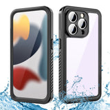 iPhone 15 Pro Max Redpepper IP68 Vattentätt Fodral - Svart / Genomskinlig