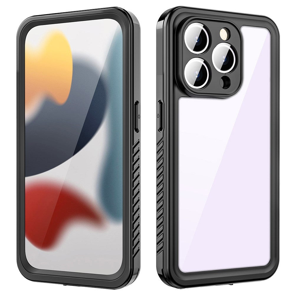 iPhone 15 Pro Max Redpepper IP68 Vattentätt Fodral - Svart / Genomskinlig