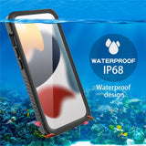 iPhone 15 Pro Max Redpepper IP68 Vattentätt Fodral - Svart / Genomskinlig