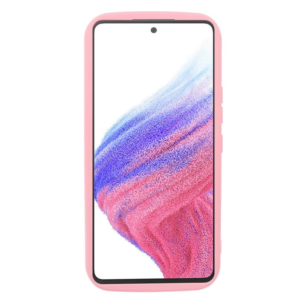 EIDERWOOD Samsung Galaxy A23 / A23 (5G) Flexibelt Plast Skal med Vågiga Kanter - Pink
