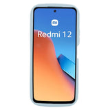 Xiaomi Redmi 12 (4G) Flexibelt Plast Skal med Vågiga Kanter - Blå