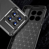 Xiaomi 14 Pro Carbon Fiber Flexibel Plastskal - Svart