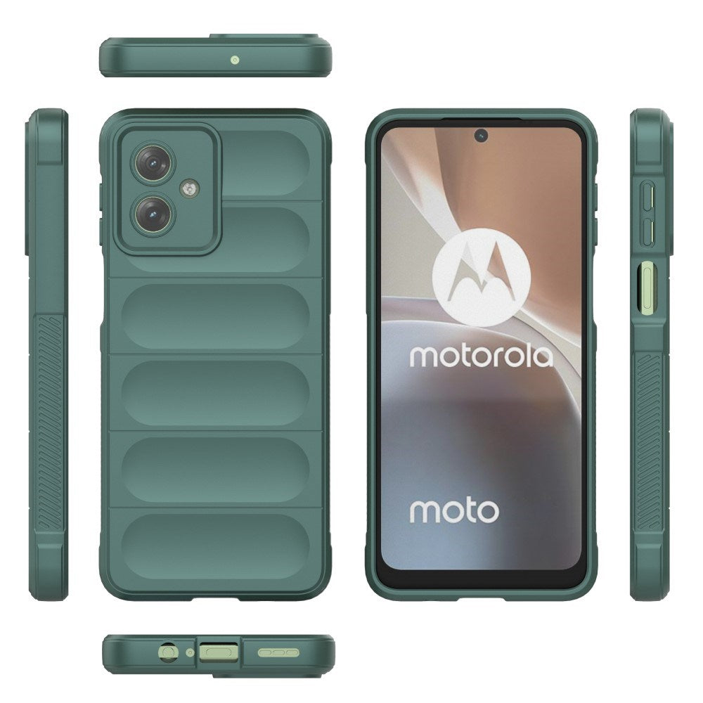 EIDERWOOD Motorola Moto G54 Flexibel Plast Skal - Grön