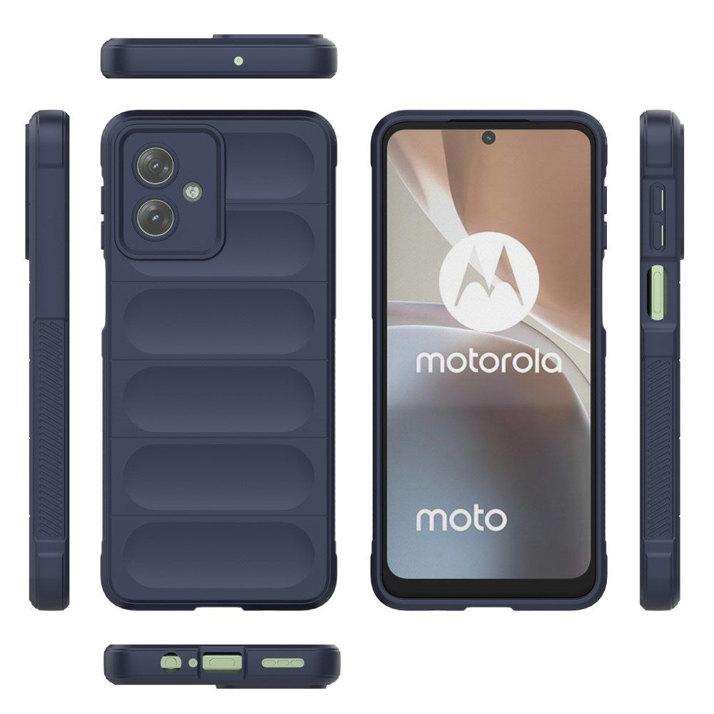 EIDERWOOD Motorola Moto G54 Flexibel Plast Skal - Blå