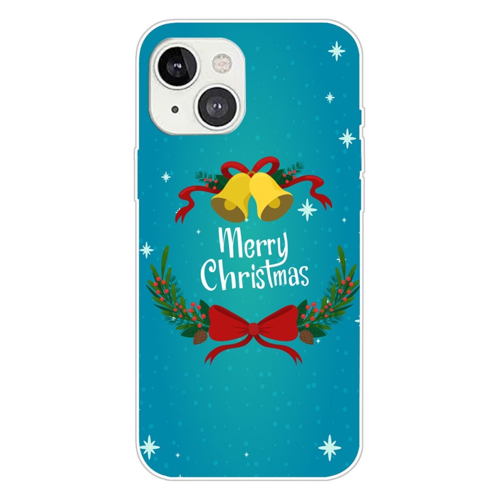 iPhone 15 Plus Flexibel Plast Jule Skal - Merry Christmas - Julklockor