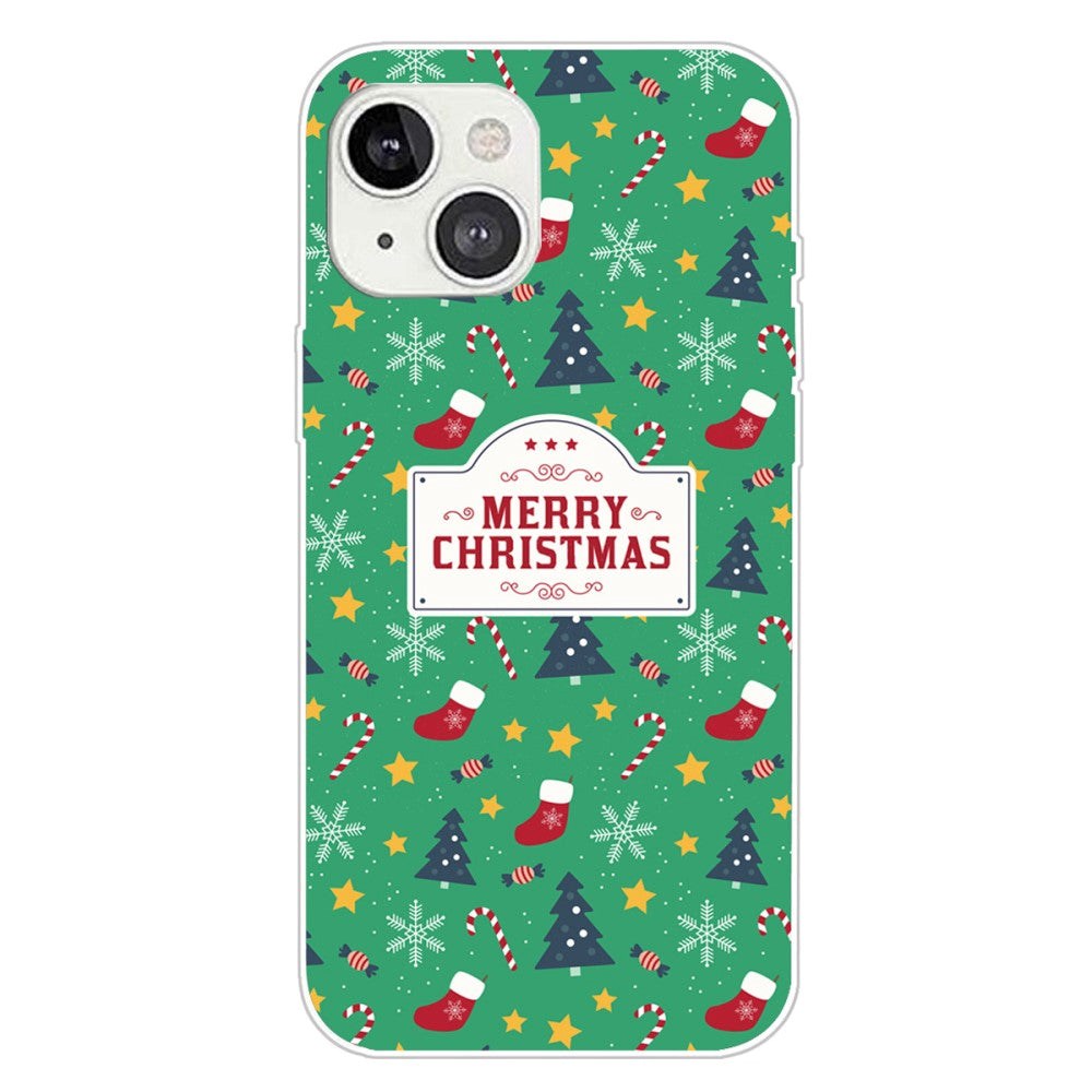 iPhone 15 Plus Flexibel Plast Jule Skal - Merry Christmas - Jultema