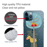 iPhone 15 Pro Max Flexibelt Plast Jule Skal - Ren