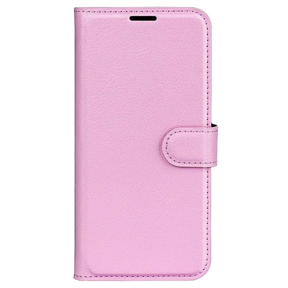 Xiaomi 14 Pro Konstläder Plånboksfodral m. Stativ - Rosa