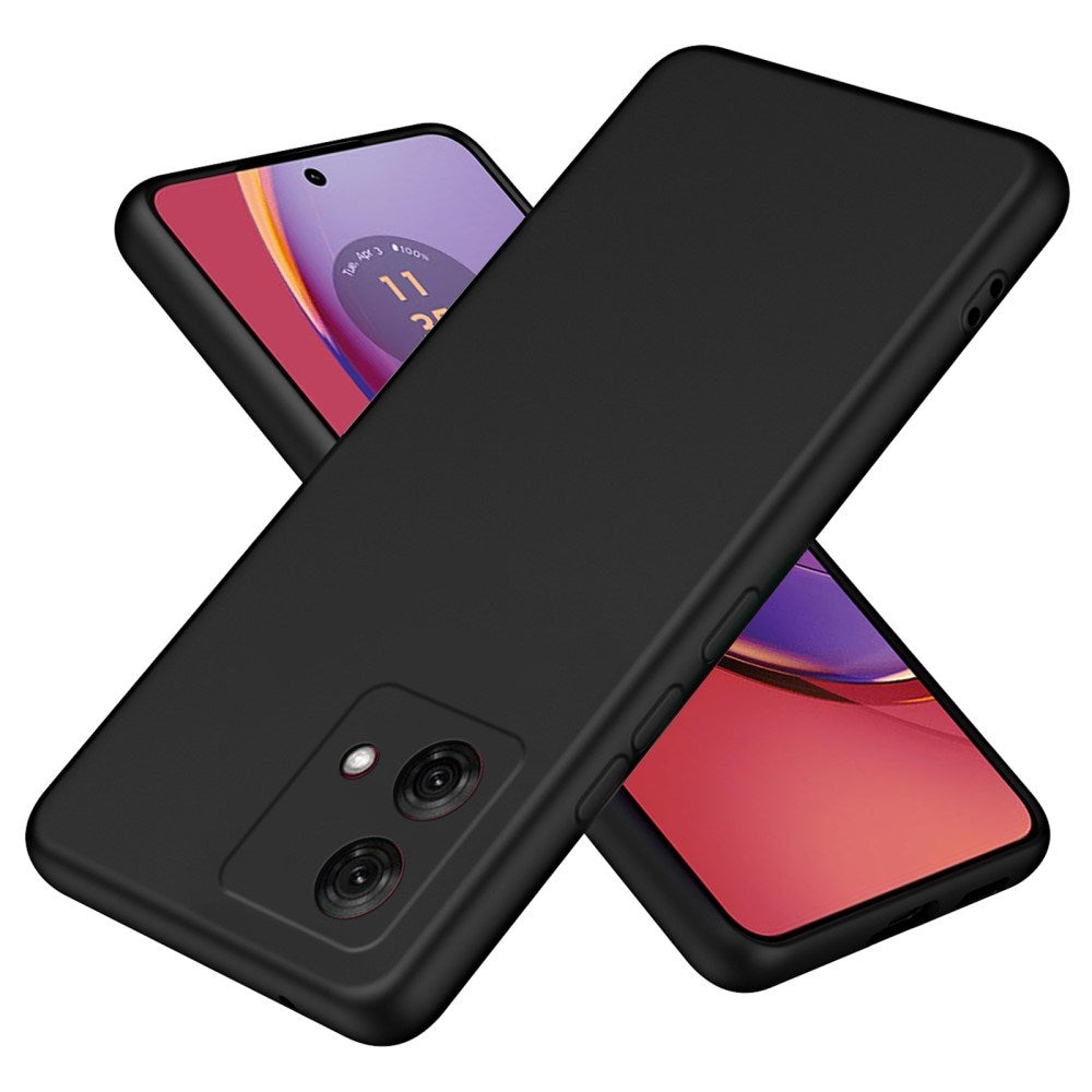 EIDERWOOD Motorola Moto G84 Liquid Silikon Skal - Svart