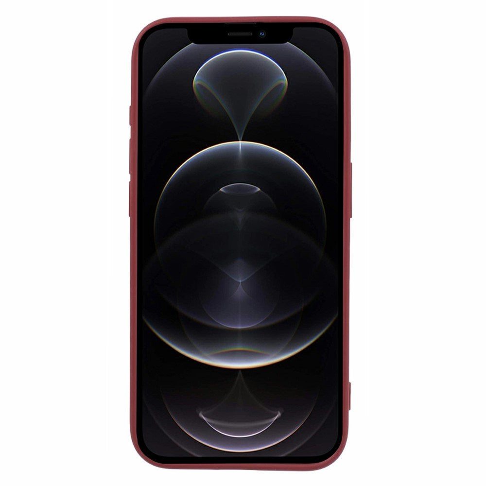 EIDERWOOD iPhone 12 Pro Max Flexibelt Plast Skal - Röd