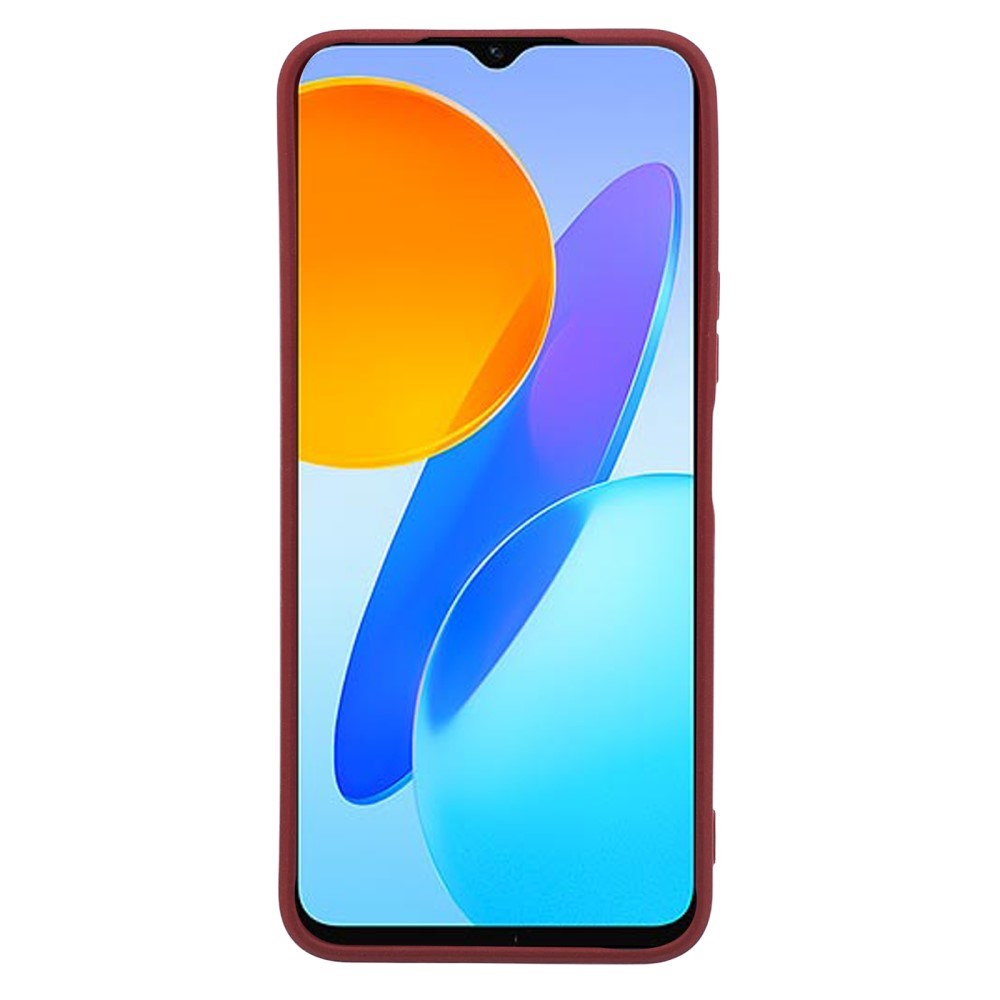 EIDERWOOD Honor X8 (5G) Matt Flexibelt Plast Skal - Röd