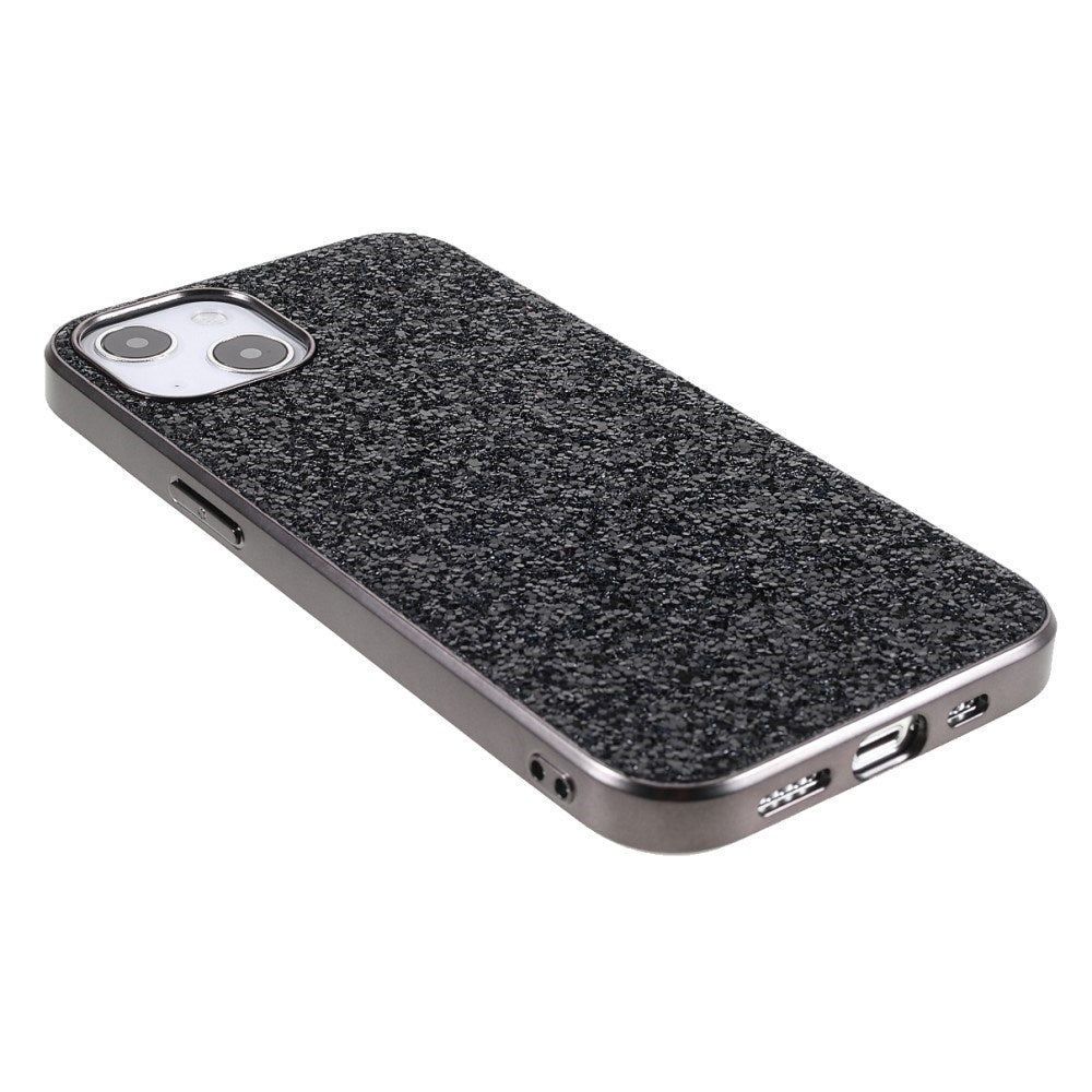 EIDERWOOD iPhone 14 Glitter Hybrid Skal - Svart