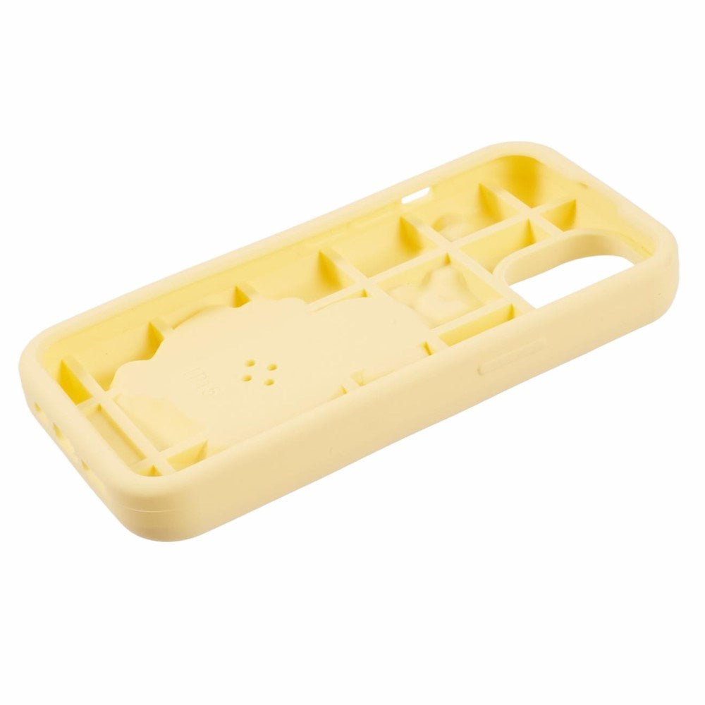 EIDERWOOD iPhone 14 Silikon Skal med 3D Anka Design – Gul