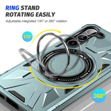 EIDERWOOD Robust Skal för Samsung Galaxy S25+ / S24+ (Plus) med Stöd och Magsafe - Blå